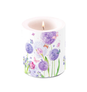 Kerze 19319325 Blumensch&ouml;nheit mehrfarbig 10x10cm (&Oslash;xH) 