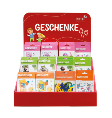 Thekendisplay Geschenke