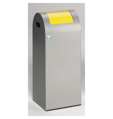 Wertstoffsammelbeh&auml;lter 55R 21010, ca. 60 Liter, rechteckig, silber