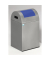 Wertstoffsammelbeh&auml;lter 40R 21081, ca. 43 Liter, rechteckig, silber