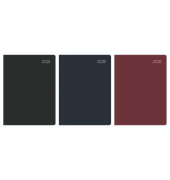 Taschenkalender 640-1001, farbig sortiert, 1 Woche / 2 Seiten, 10,2x14,2cm (A6), 2026