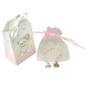 Geschenkset Taufe Bär rosa