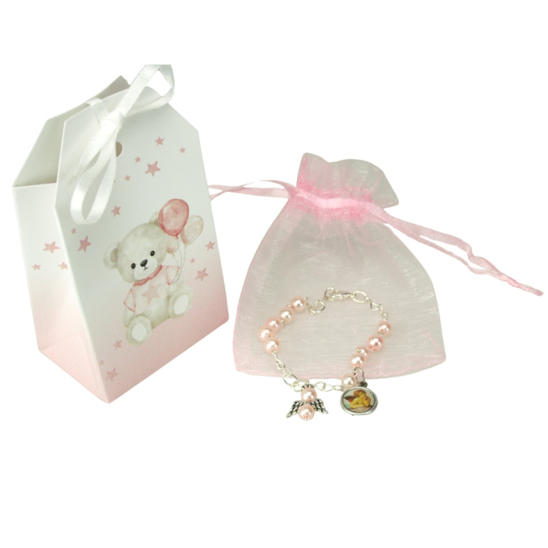 2 Stück Alpedia Geschenkset Taufe Bär rosa 4250319271288 Alpedia