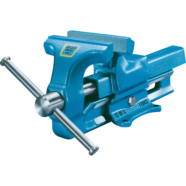 4010898100801 - Schraubstock 100180 Backenlänge 18cm Spannweite 225cm  bis 40 kn Anzugsdrehmoment 4010898100801 Heuer