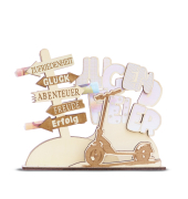 Geldgeschenk Holzaufsteller Jugendfeier