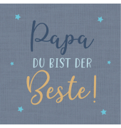 Motivservietten 212048 / Papa Spruch, 3-lagig
