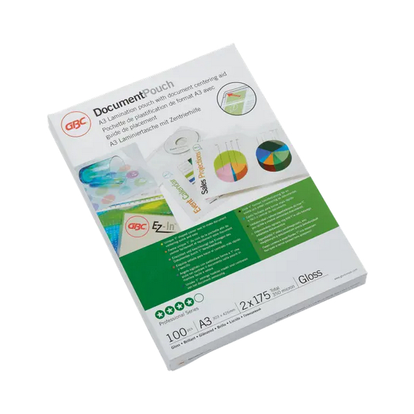 0033816100398 - Laminierfolien EZ-In Document Pouch Professional 3200746 A3 303x426mm 175mic glänzend 0033816100398 100 Stück