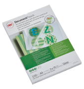 Laminierfolien EZ-In Document Pouch Classic 3740400, A4, 216x303mm, 75mic, glänzend