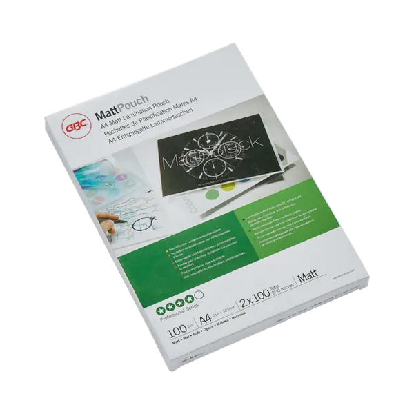 0033816036550 - Laminierfolien Matt Pouch Professional 3740491 A4 216x303mm 100mic x2 matt 0033816036550 100 Stück
