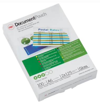 Laminierfolien Document Pouch Classic 3740442, A6, 111x154mm, 125mic, gl&auml;nzend