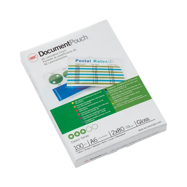 0013465585067 - Laminierfolien Document Pouch Classic IB585067 A6 111x154mm 80mic x2 glänzend 0013465585067 100 Stück