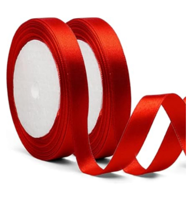 Geschenkband 8445015200050, ohne, 15mm x 50m, rot