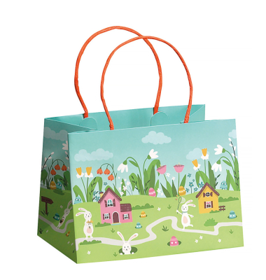 Ostertragetasche Osterstadt bunt