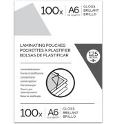 Laminierfolien White Lable 6914801, A6, 111x154mm, 125mic, glänzend