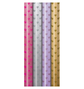 Geschenkpapier 33053 676271, Herzen, farbig sortiert