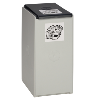 Kunststoffcontainer 40l 1fach oDeckel lgr