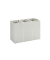 Abfallsammelsystem, 3x40 Liter, PolystyrolTragegriff Deckel Einsatz Griffrand