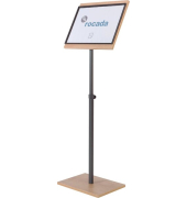 Infost&auml;nder Natural R070670, A3, 102-150cm h&ouml;henverstellbar, Magnetrahmen, anthrazit