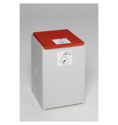 Abfallsammelsystem, 60 Liter, PolystyrolTragegriff Deckel Einsatz Griffrand