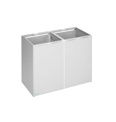 Abfallsammelsystem, 60 Liter, PolystyrolTragegriff Deckel Einsatz Griffrand