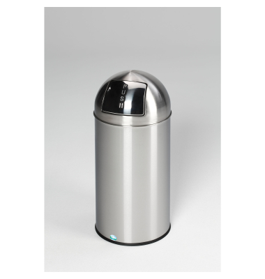 Abfallsammler D 35 edelstahl matt