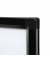 Kundenstopper Windtalker City WTRA1BLK, A1, Din A1, Klemmprofiltechnik, Rollen, schwarz