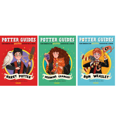 Buch Harry Potter Guides sortiert