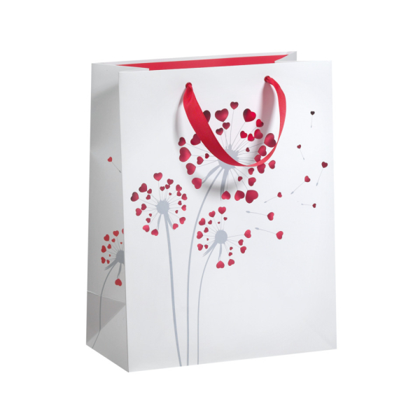 10 Stück Zöwie Geschenktasche 70010 11749, Herzblume, 170mm x 225mm 4068136004114 Zöwie