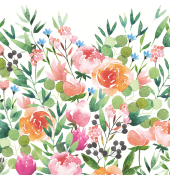 Motivservietten 212002 / Blumen, 3-lagig, 33x33cm