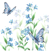 Motivserviette 33x33cm