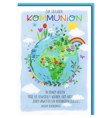 Kommunionskarte heilig