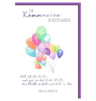 Kommunionskarte