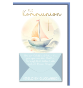 Kommunionskarte Geldschein
