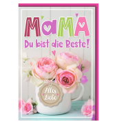 Gl&uuml;ckwunschkarten 5161057 11,5x17 cm 115mm x 170mm (BxH) bunt