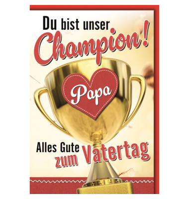 Gl&uuml;ckwunschkarten 5191043 11,5x17 cm 115mm x 170mm (BxH) bunt