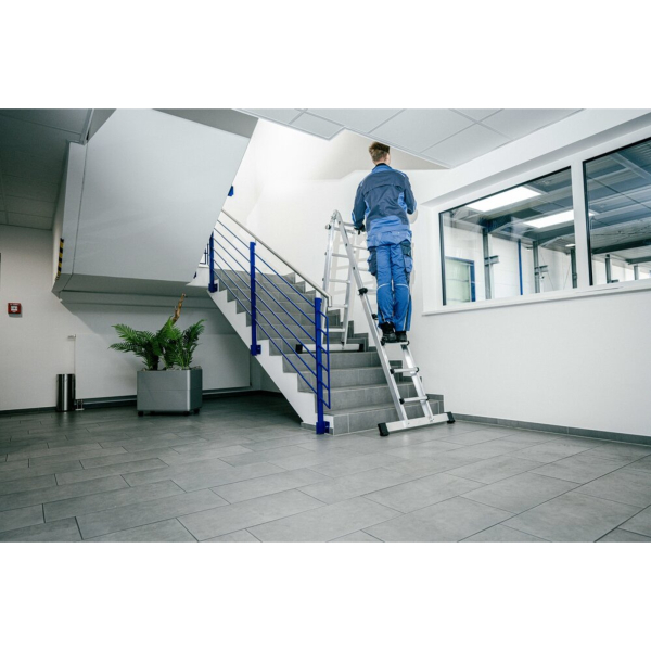 4031405321212 - MUNK Günzburger Steigtechnik 32121 Aluminium Teleskopleiter Arbeitshöhe (max) 42 m