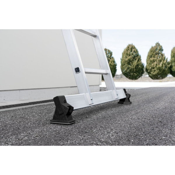 4031405322127 - MUNK Günzburger Steigtechnik Guenzburger Steigtechnik 32212 Aluminium Klappleiter inkl Traverse Arbeitshöhe (max) 47 m Silber 96 kg