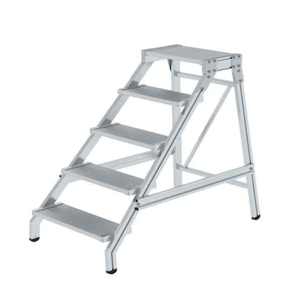 4031405501751 - MUNK Günzburger Steigtechnik Guenzburger Steigtechnik 50175 Aluminium Montagetritt Arbeitshöhe (max) 3 m Silber 15 kg