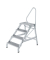 Podestleiter 050180, 4 Stufen, alu, Aluminium