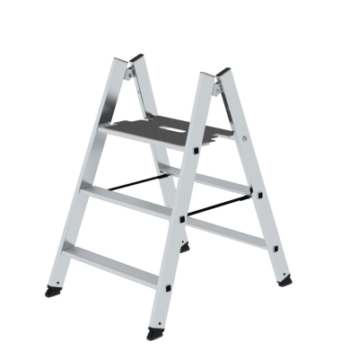 Klapptritt 050183, 2x  3 Stufen, alu, Aluminium