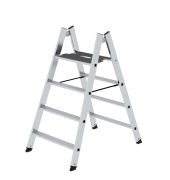 Klapptritt 050184, 2x  4 Stufen, alu, Aluminium