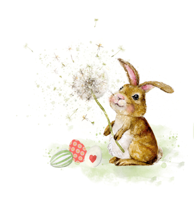 Osterserviette 33x33cm