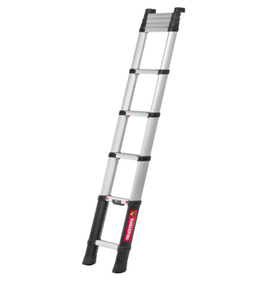 Teleskopleiter 115463 Prime Line, 9 Stufen, silber/schwarz, Aluminium