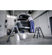 Klapptritt 050195 ML, 2x  3 Stufen, schwarz, Aluminium