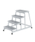 Podestleiter 051033 R13, 4 Stufen, alu, Aluminium