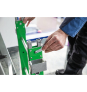 Podestleiter 052086, 3 Stufen, alu, Aluminium