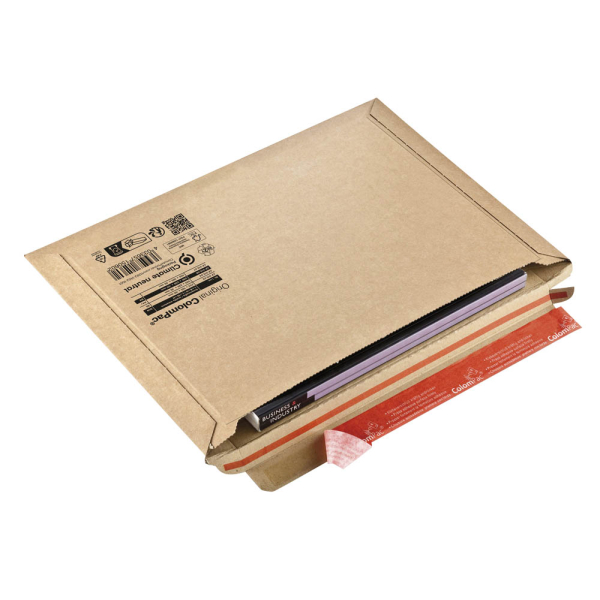 4033657150206 - Faltentaschen CP01502 lange Seite offen B5 ohne Fenster 50mm-Falte haftklebend mit Aufreißfaden braun 4033657150206 Colom