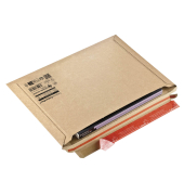 Versandtaschen CP015.07, B4+, ohne Fenster, haftklebend, lange Seite offen, braun