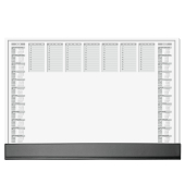 Schreibunterlage Office H6365 wei&szlig;/grau 59,5x41cm (BxH)