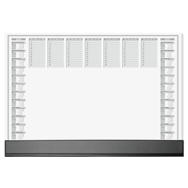 4004360767197 - SIGEL Schreibtischunterlage Office 2026 2027 weiß Papier 595 x 410 cm 40 Blatt